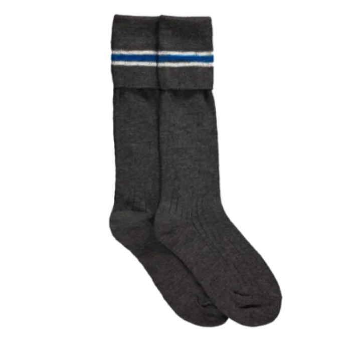 FDR School Knee Grey Socks