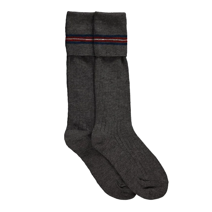 Parkview Jnr School Knee Grey Socks