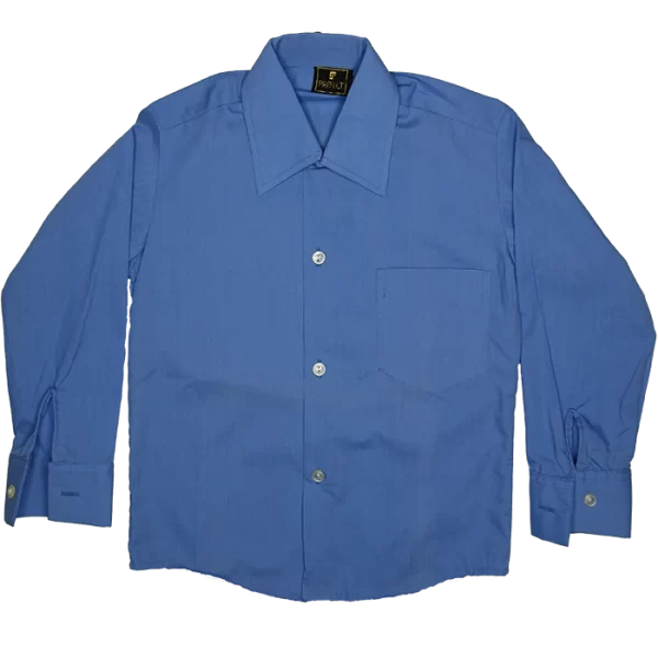 Randburg School Short Sleeve Top Button Shirt Sky